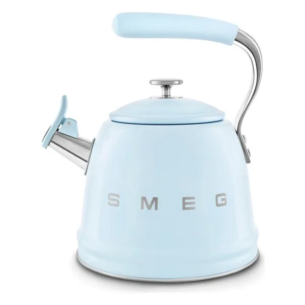 smeg 50's Style Pastel Mavi Set Üstü Düdüklü Kettle 2.3 Lt Paslanmaz Çelik Otomatik Kapanma