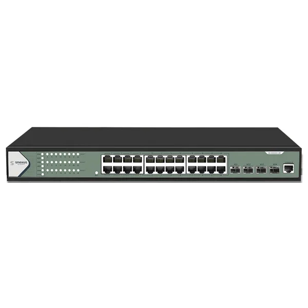 SNEXUS SN-GS2300-28FP Yönetilebilir Gigabit PoE Switch | 24 Port PoE 400W