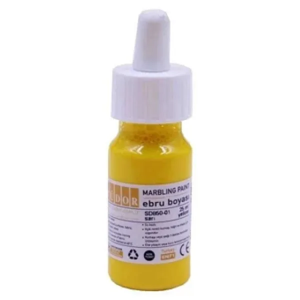 Südor Ebru Boyası 25 Ml Limon Sarı