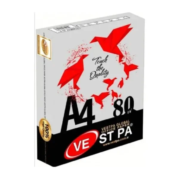 Vestpa A4 80 gr 500 Yaprak Fotokopi Kağıdı