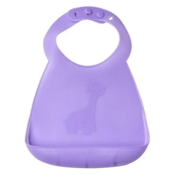 Wee Baby 927 Prime Silikon Mama Önlüğü Mor