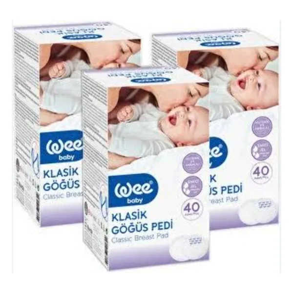 Wee Baby Klasik Göğüs Pedi 3 paket 120 Adet - Standart