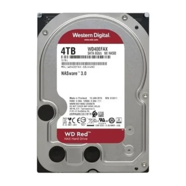 Western Digital Red WD40EFAX SATA 3.0 5400 RPM 3.5" 4 TB Harddisk