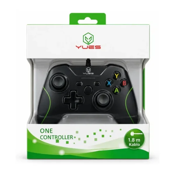 YUES Xbox One Kablolu Gamepad - Xbox One/One S/One X ve PC (Windows) Uyumlu Joystick, Tak-Çalıştır
