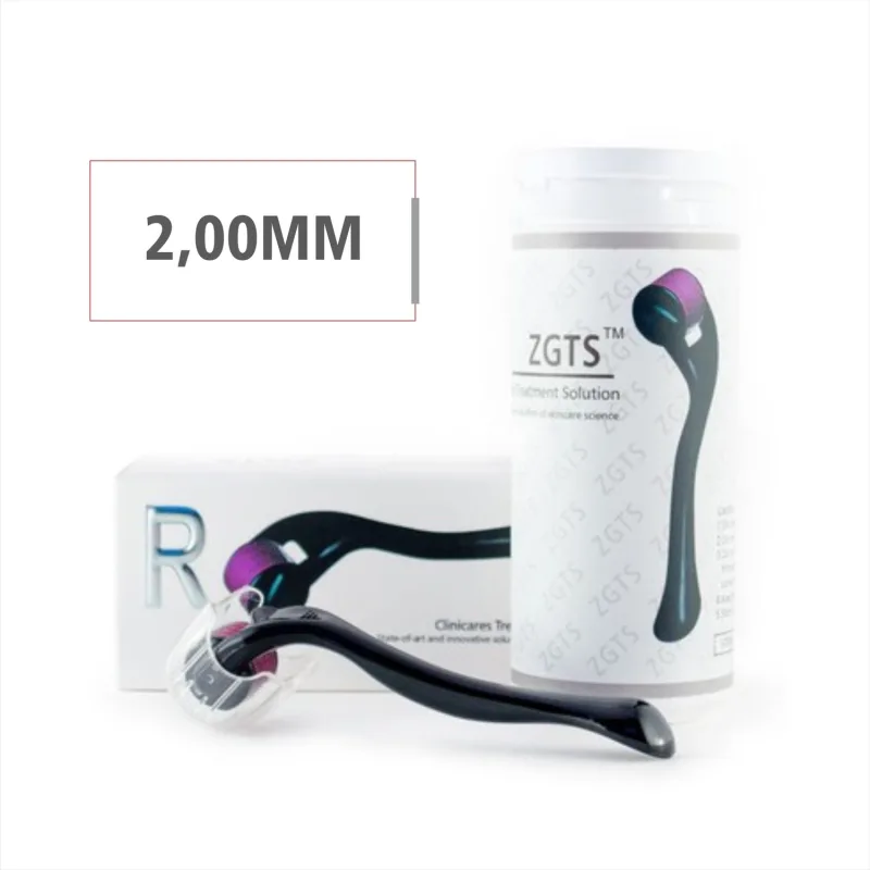 ZGTS Dermaroller Titanyum Altın 540 İğne 2,00 mm