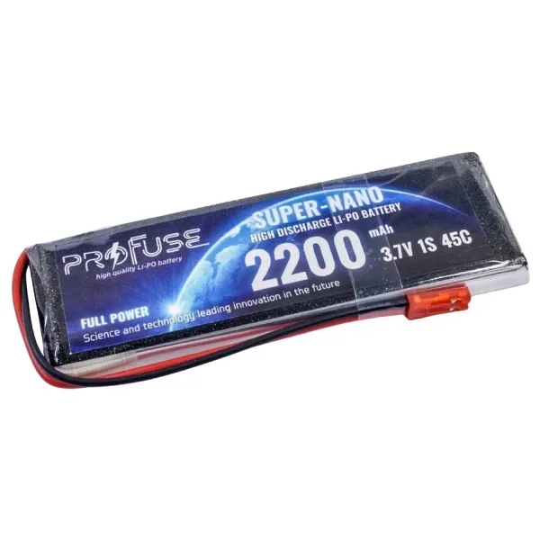 3.7V 1S 2200mAh 45C Lipo Batarya