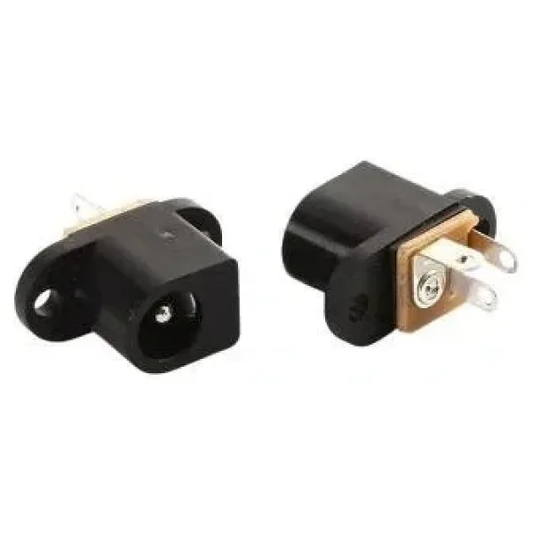 5.5x2.5mm DC Jack Şasesi - Jak Girişi