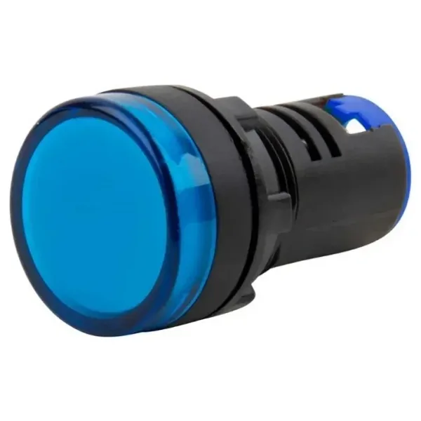 AD16-22DS 12-24V AC/DC Sinyal Lambası - Mavi