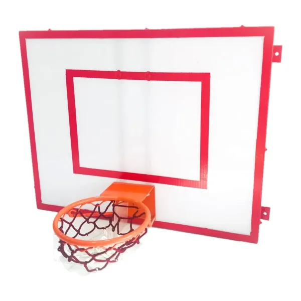 Adelinspor Mini Basketbol Potası 80 x 100 cm 10 mm Beyaz