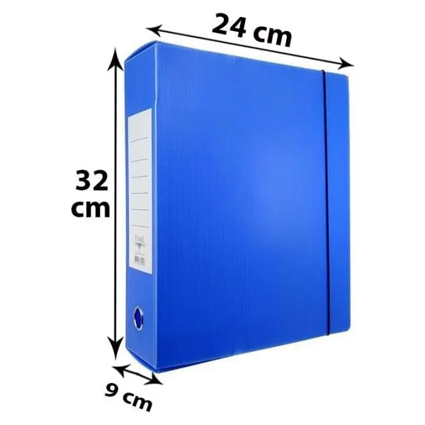 Arşiv ve Proje Kutusu 24x32x9cm Mavi 15'li