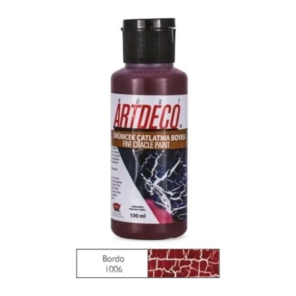 Artdeco Örümcek Çatlatma Boyası 1006 Bordo