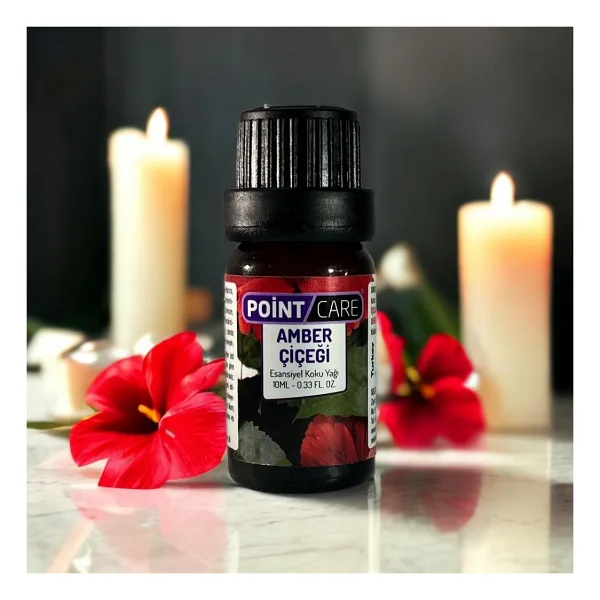 AY MAGNET Point Care Amber Çiçeği Kokulu Mum Esansı 10ML , Mum Koku Soya Wax Esansı (1 Adet)