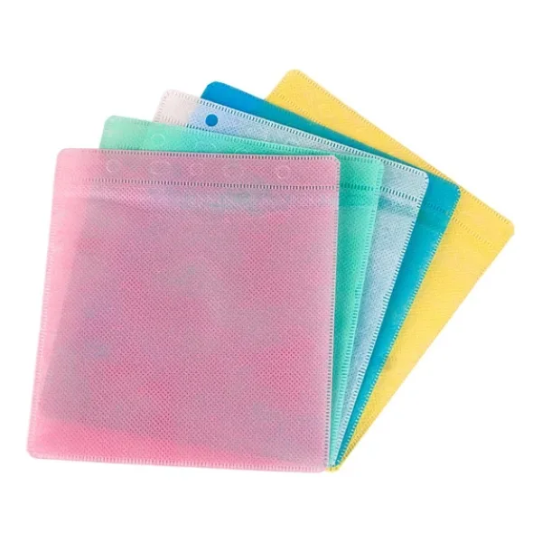Ayt Cd Zarfı 100 Lü Renkli Cd Koyma Kabı Şeffaf Kısımlı