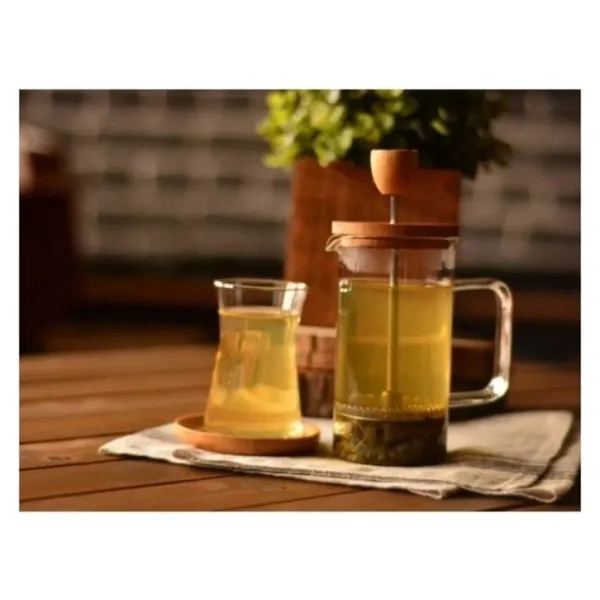 Bambu 350 Ml Lüks French Press Royaleks-70087 Çok Renkli