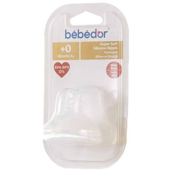 Bebedor 331 Geniş Ağız Yavaş Akış 0 Ay+ Biberon Emziği