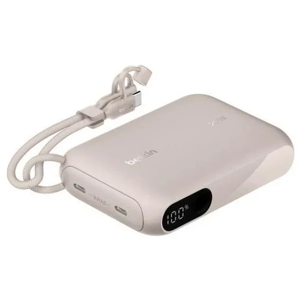 Belkin BoostCharge BPB027HQSD Kum 10000 mAh Hızlı Şarj Powerbank