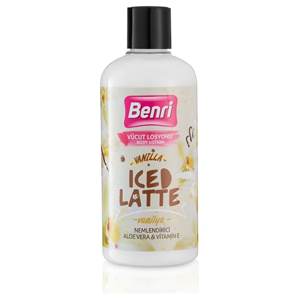 Benri Vanilya Iced Latte 500 ml Vücut Losyonu