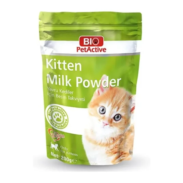 Bio PetActive Kitten Milk Powder 200 gr Yavru Kedi Süt Tozu