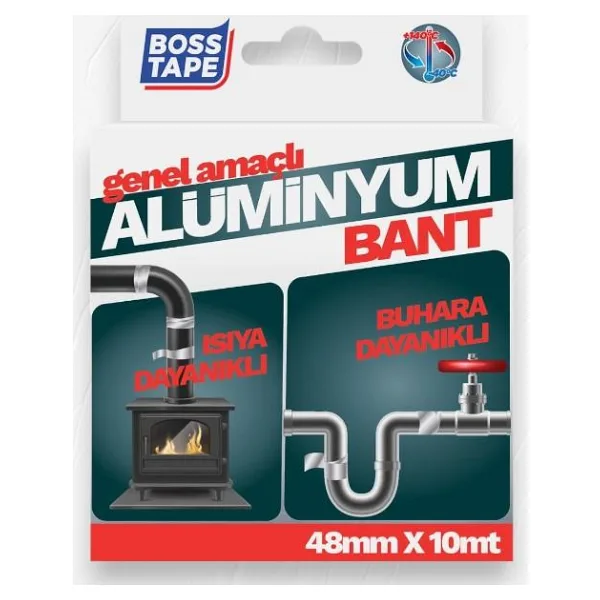 Boss Tape Alüminyum Bant Akrilik 48mmx10mt