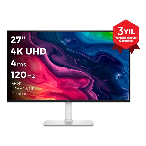 Dell S2725QS 27" 4 ms 4K Pivot IPS 120 Hz Monitör