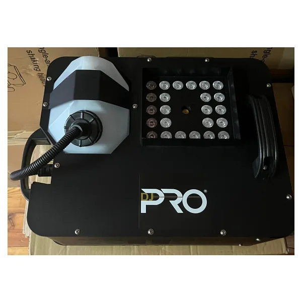 DJ Pro 1500 Watt RGB 3İN1 Renkli Ledli Dik Volcano Sis Makinesi
