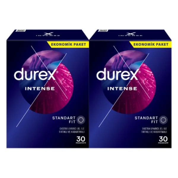 Durex Intense 30'lu 2 Adet Prezervatif