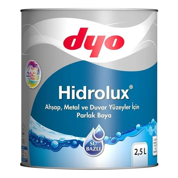 Dyo Hidrolüx 2.5 lt Su Bazlı İç Cephe Boyası