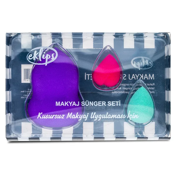 Eklips Profesyonel Makyaj Sünger Set x 3