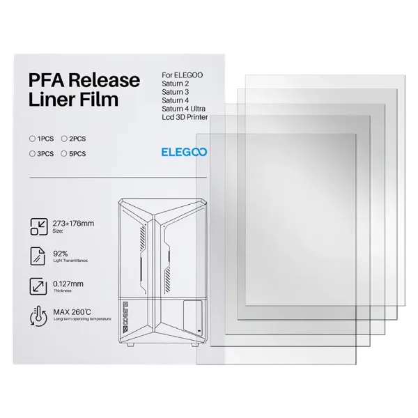 ELEGOO PFA Film 5 Adet- Saturn 4/4 Ultra