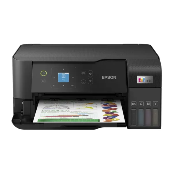 Epson EcoTank L3560 Wi-Fi + Tarayıcı + Fotokopi Renkli Çok Fonksiyonlu Tanklı Mürekkep Püskürtmeli Yazıcı