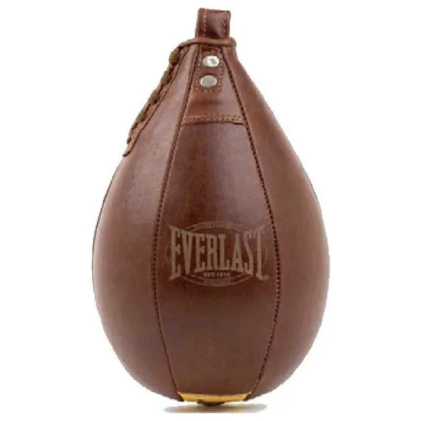 Everlast Unsiex Yetişkin Spor Boks Punching Ball 1910 Speed Bag, Kahverengi, 9 x 6