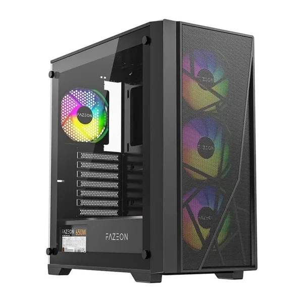 Fazeon F12 F12A650BBM ARGB Fanlı 650 W ATX Oyuncu Kasası