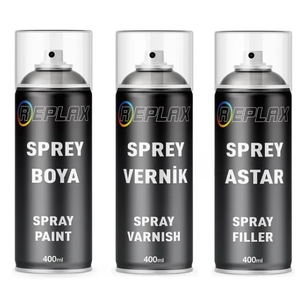 Fiat Albea 798 Yıldız Mavi ile uyumlu Sprey Rötuş Boyası+Vernik+Astar