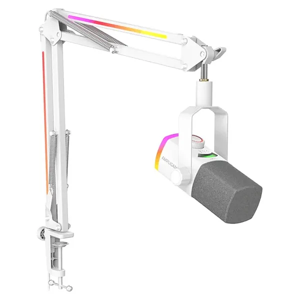 Fifine Ampligame AM8PROT XLR/USB RGB Dinamik Mikrofon Seti