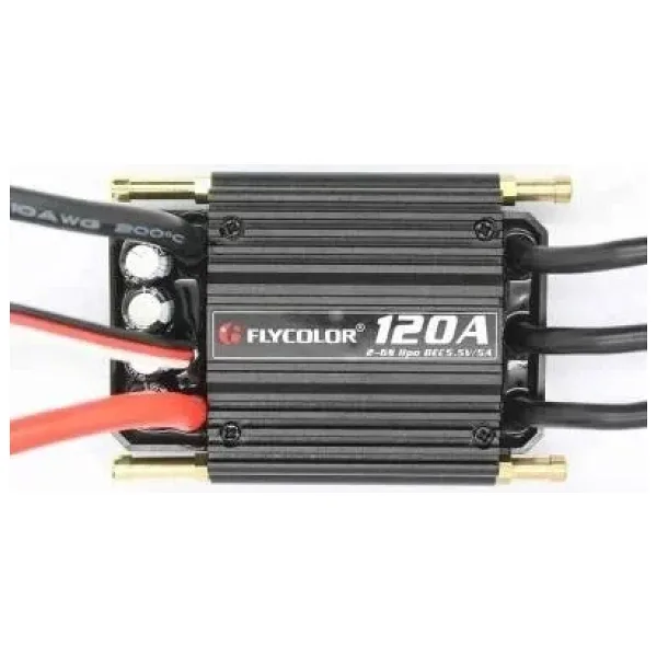 Flycolor Waterproof 120A 2-6S Brushless ESC 5.5V/5A BEC