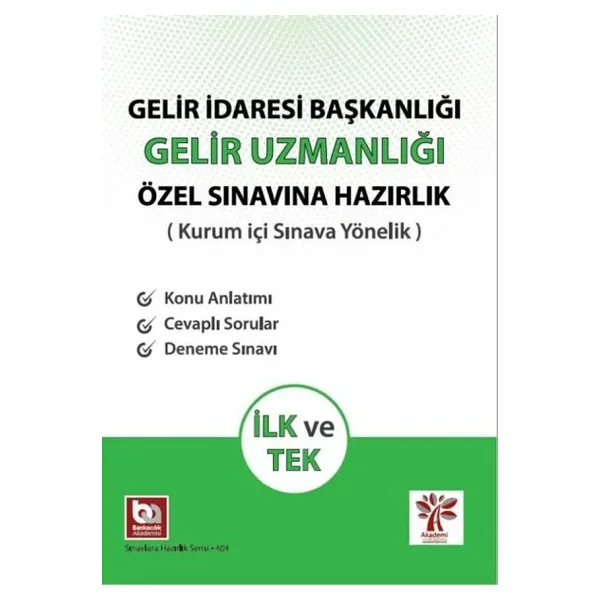 Gelir İdaresi Başkanlığı Gelir Uzmanlığı Özel Sınavına Hazırlık