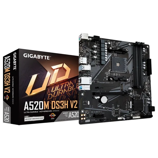 Gigabyte A520M-DS3H-V2 AM4 DDR4 Micro ATX Anakart