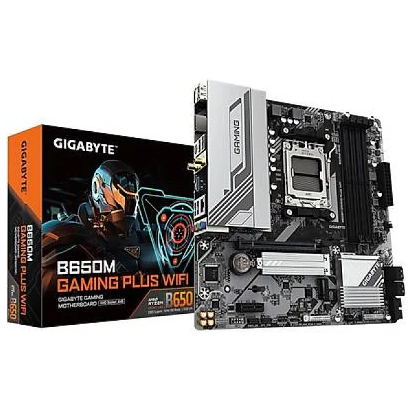 Gigabyte B650M Gaming Plus Wi-Fi AMD AM5 DDR5 Micro ATX Anakart