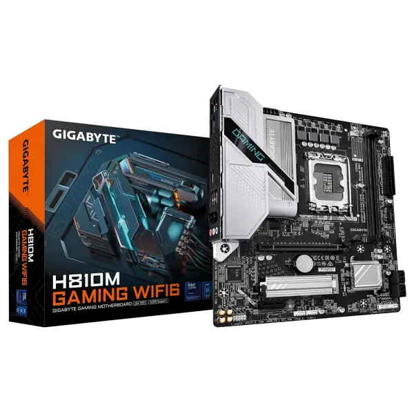 Gigabyte H810M Gaming WIFI6 Intel LGA1851 DDR5 Micro ATX Anakart