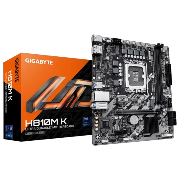 Gigabyte H810M K Intel LGA1851 DDR5 Micro ATX Anakart