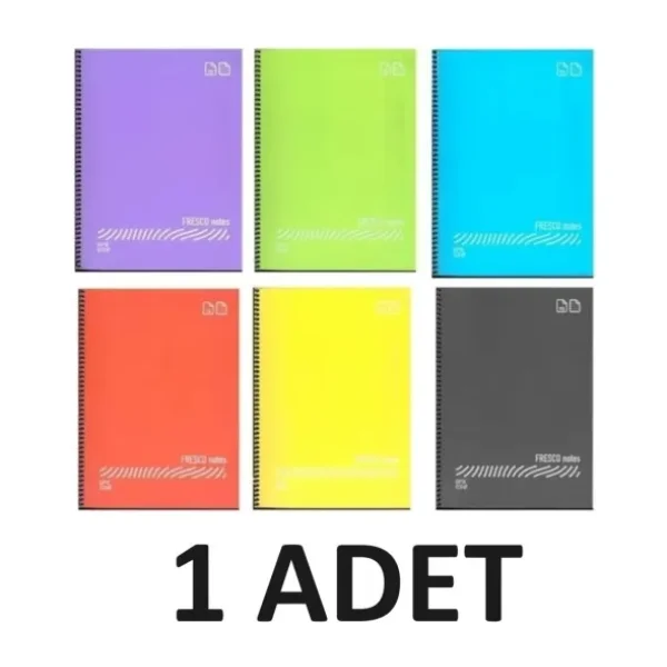 Gıpta Fresco Spiralli A4 72 Yaprak Çizgili Defter