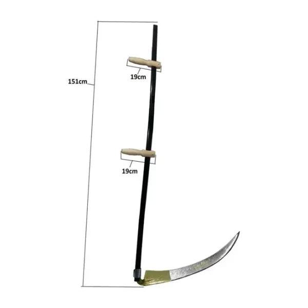 Günaş Komple Tırpan - Metal Saplı 6 Parça Set - Ahşap Elcik 70 cm