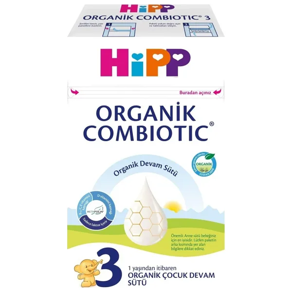 Hipp Organik Combiotic 3 Devam Sütü 600 gr