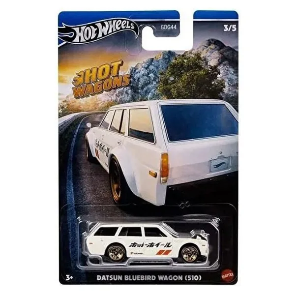 Hot Wheels Hot Wagons Datsun Bluebird Wagon (510) HRR88