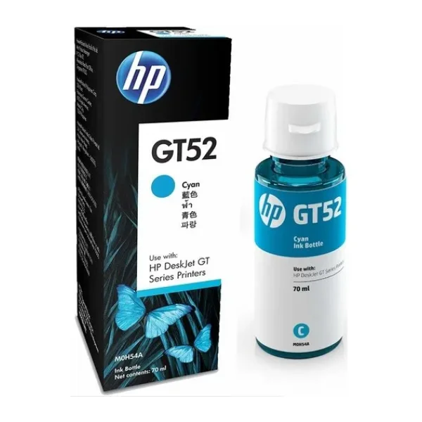 HP GT52 M0H54AE Mavi Mürekkep
