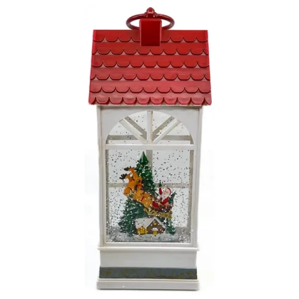 Işıklı Ve Müzikli Kar Küresi - Noel Baba Ve Geyikleri