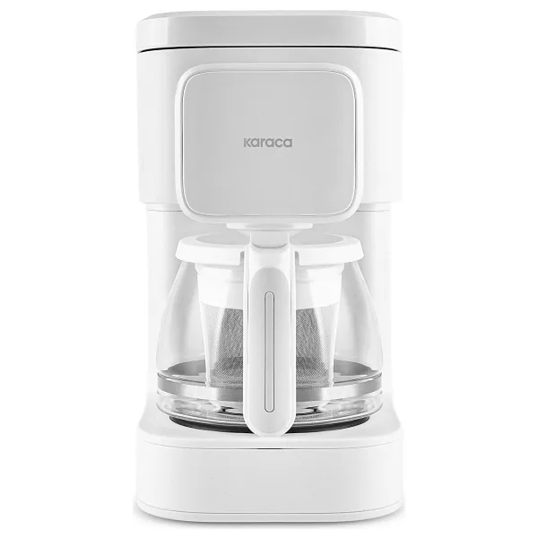 Karaca Just Coffee Aroma 2in1 Matte White Çay ve Filtre Kahve Makinesi