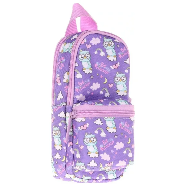 Kaukko K2423 Nature Junior Bag Owl Desenli Kalemlik