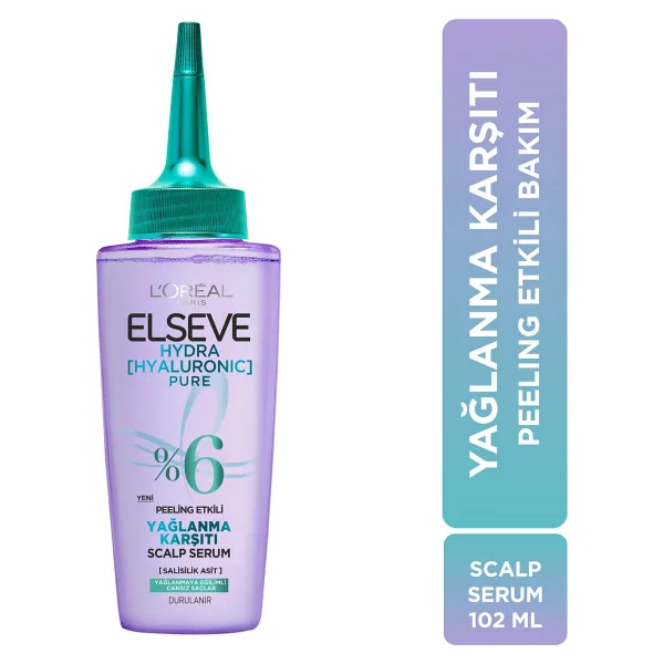 L'Oreal Paris Elseve Hydra Pure Peeling Etkili Saç Derisi Serumu 102 ml