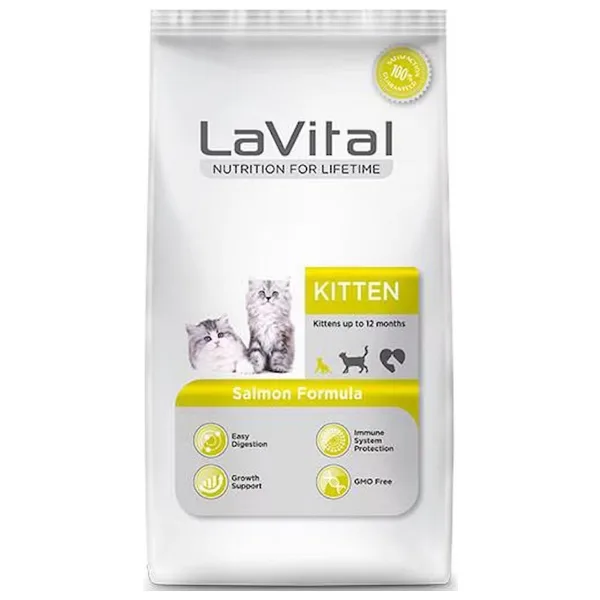 LaVital Kitten Somonlu 12 kg Yavru Kedi Maması